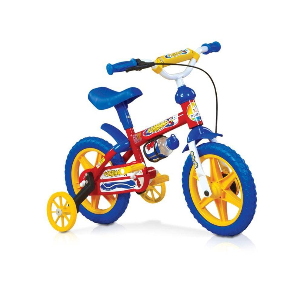 Bicicleta Infantil Nathor Aro 12 Fire Man a partir de 3 anos