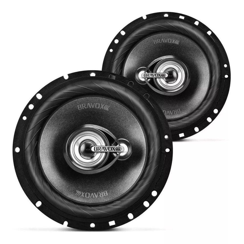 Alto Falantes Bravox Tr6u Triaxial 6 Polegadas 120wrms Par