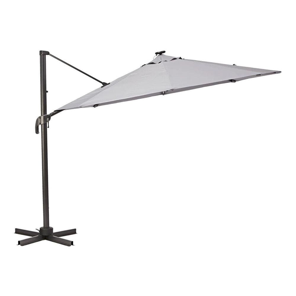 Ombrelone Lateral Octagonal Aluminio Iluminação Led - Deluxe