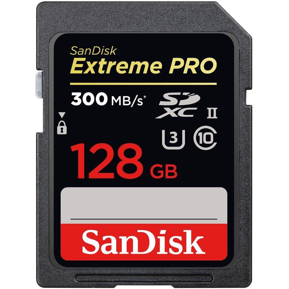 Cartão SDXC SanDisk Extreme PRO 128GB - 300MB/s