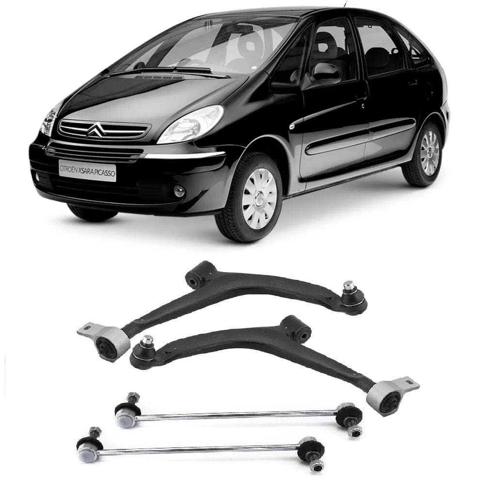 Bandeja + Bieleta Citroen Xsara Picasso Dianteira 2000 Até 2012 O Par