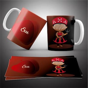 Caneca Personalizada Orixás 08 Exu