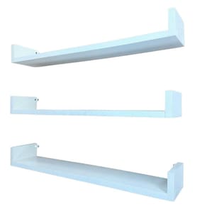 Kit 2 Nichos Para Cozinha Modelo U Prateleira Mdf Reta
