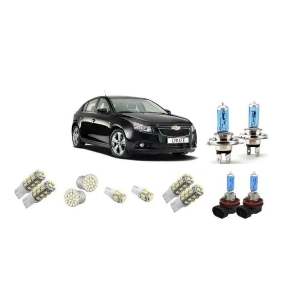 Kit Gm Cruze Lampadas Led Farol Milha 2011 2012 2013 2014
