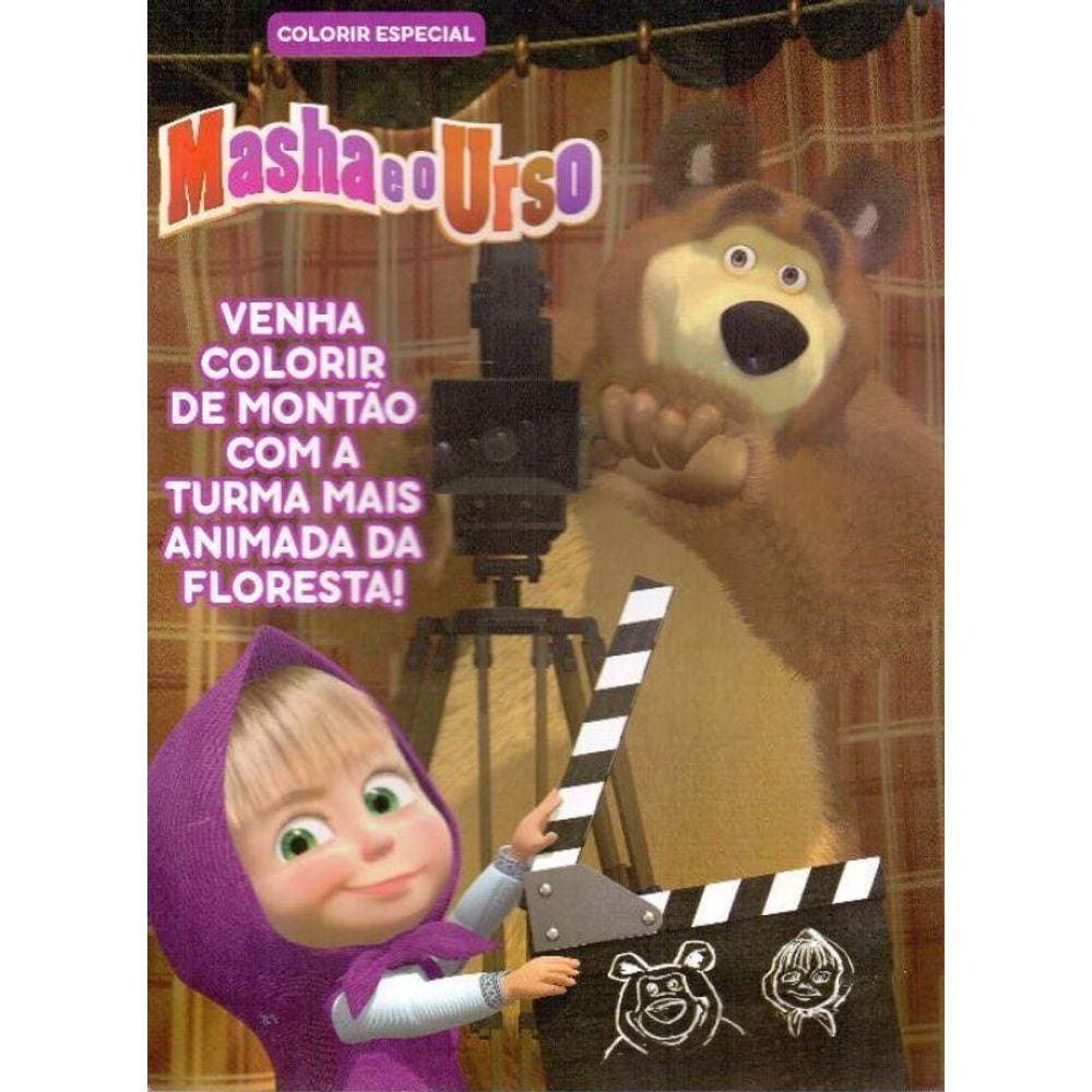 Masha e o Urso - Colorir Especial