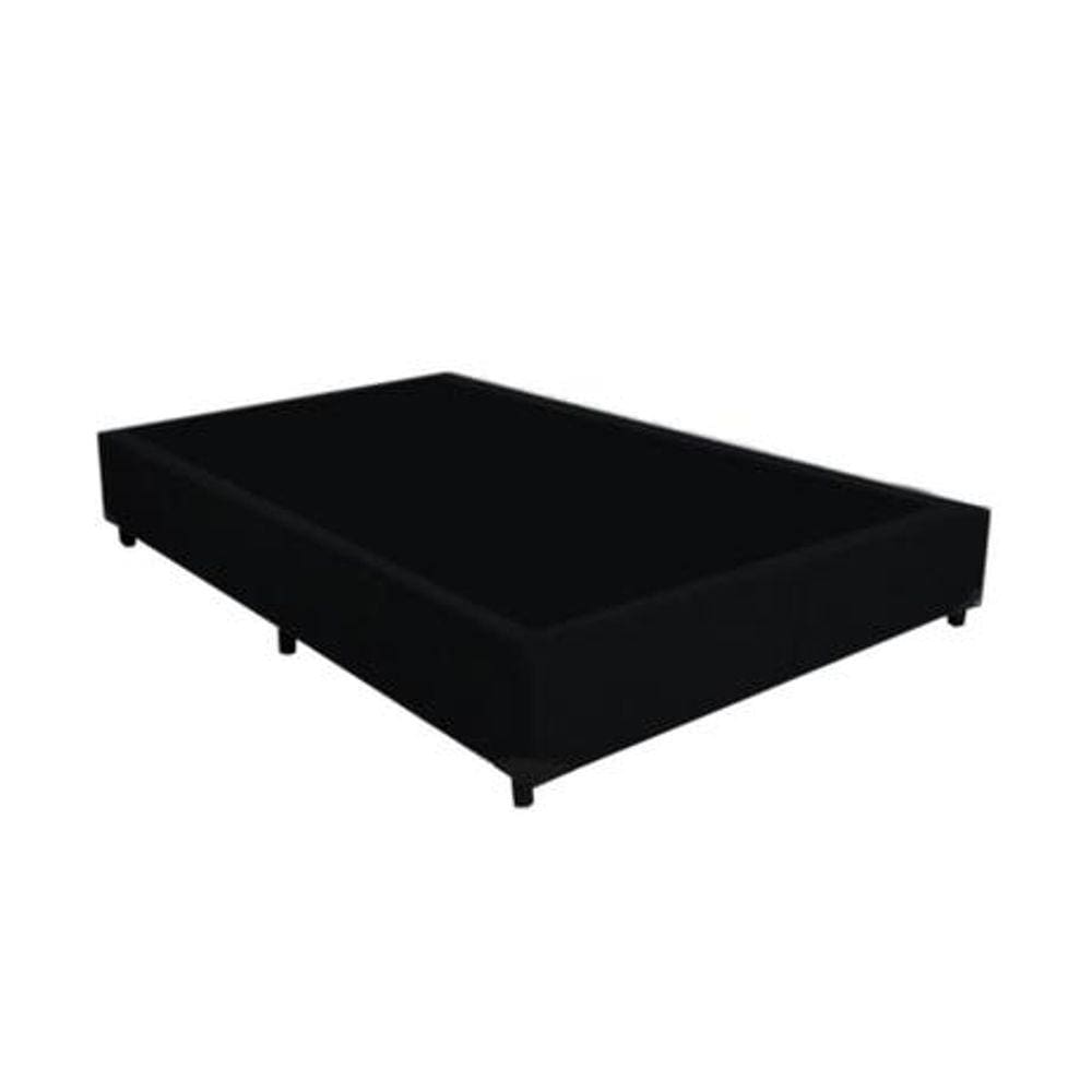 Base Box Blindado Viúva AColchoes Sintético Preto 40x1280x188