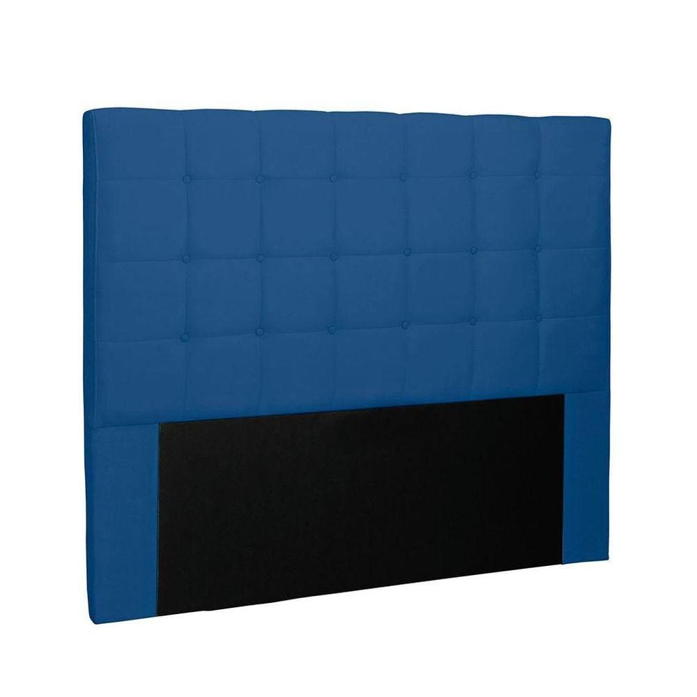 Cabeceira Verona Cama Box King 195 Cm Azul Marinho