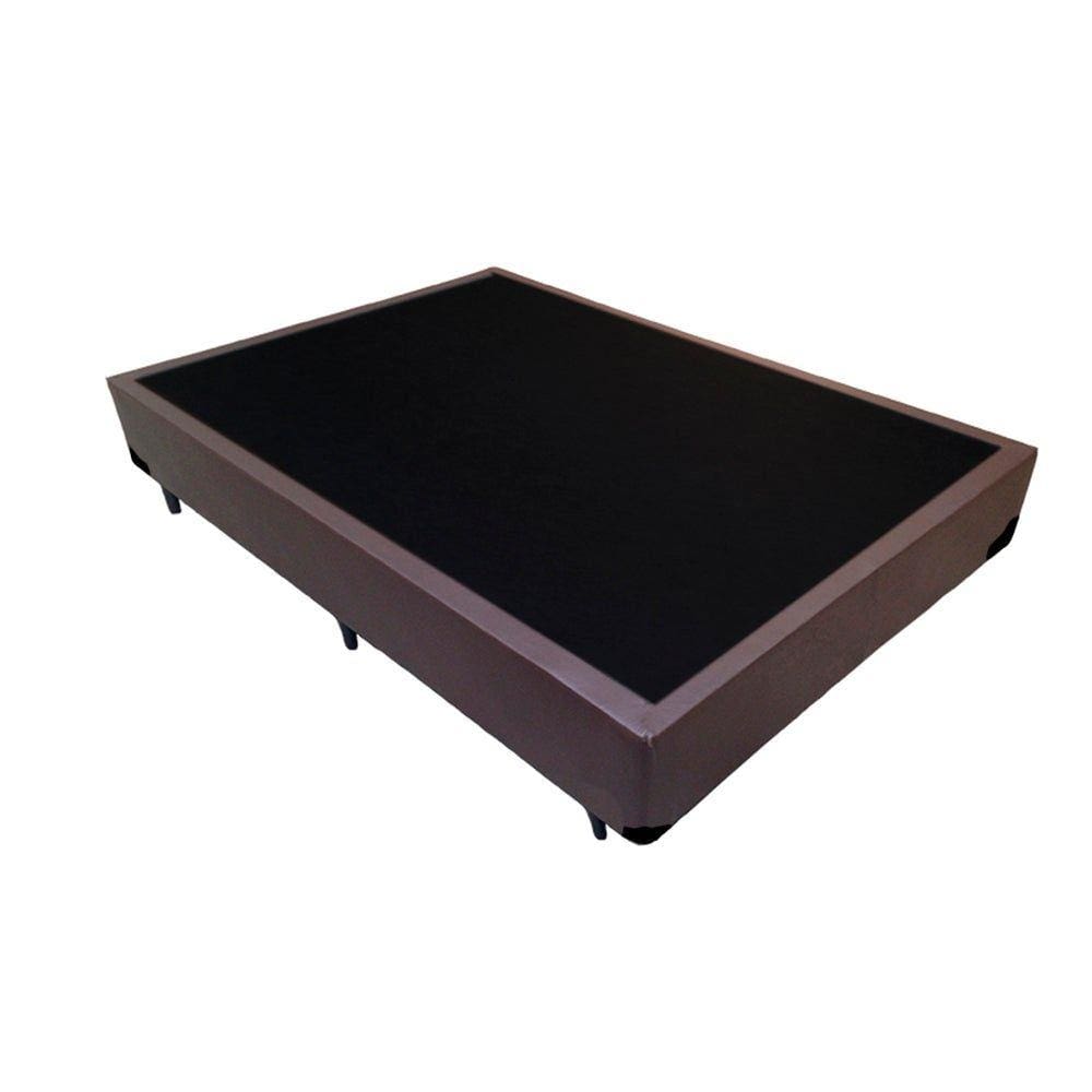 Base Box Blindado Viúva AColchoes Sintético Marrom 40x128x188