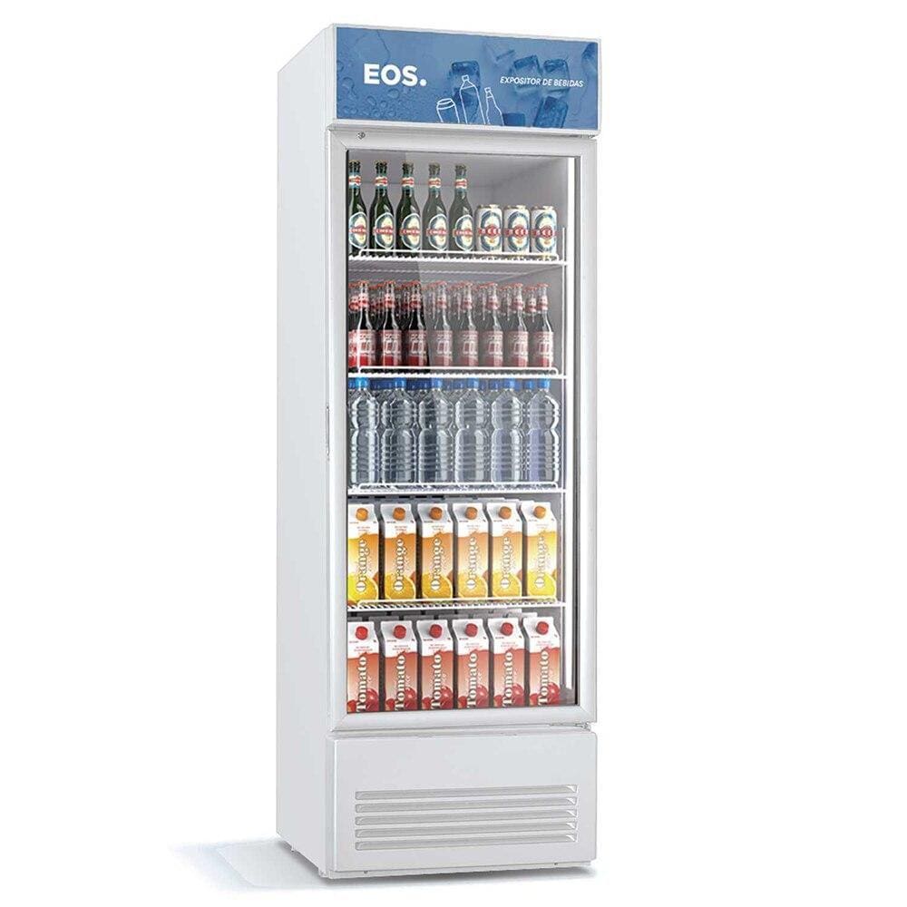 Refrigerador Expositor Vertical EOS 268L EEV300B Branco 110V