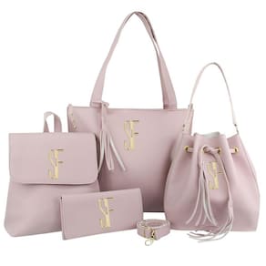Kit Bolsa Feminina sacola Grande mochila sacolinha carteira