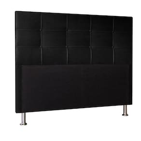 Cabeceira Solteiro 0,90m Roma Suede - Pallazio Cor Preto