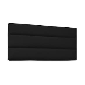 Cabeceira Painel La Italiana Casal 140cm Corino Preto