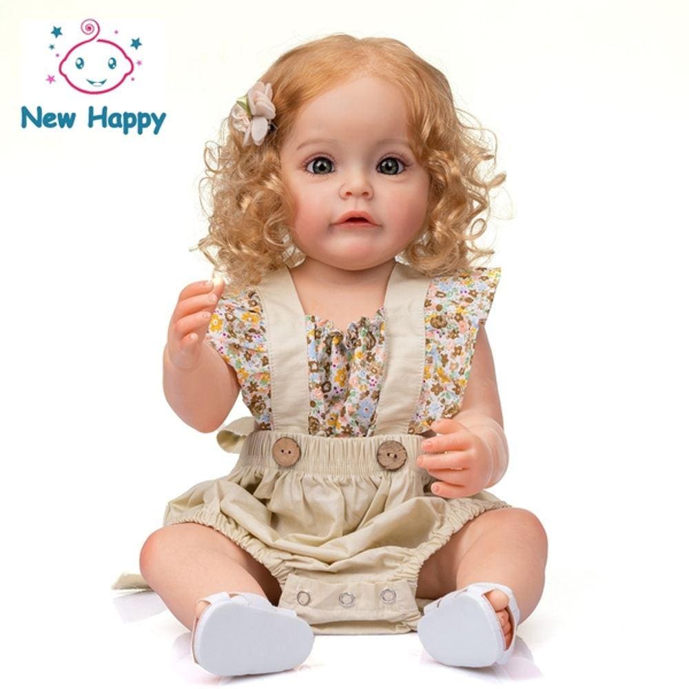 Boneca bebe reborn realista corpo todo de silicone dominio imports