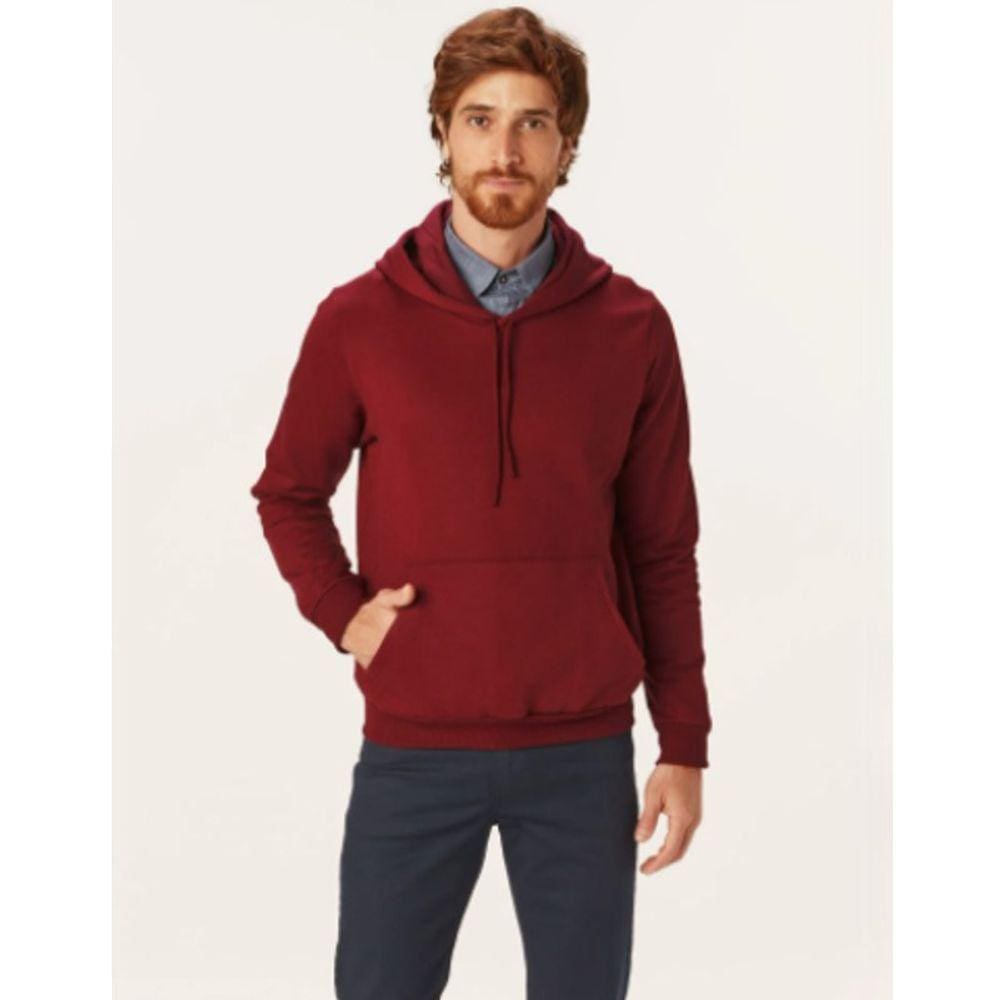Blusão moletom com capuz masculina Malwee