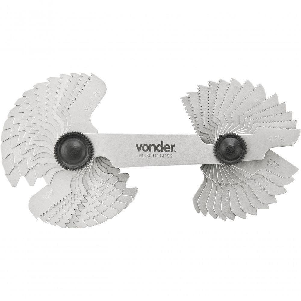 Calibre De Rosca 55/60 Graus 52 Lâminas Cr052 Vonder