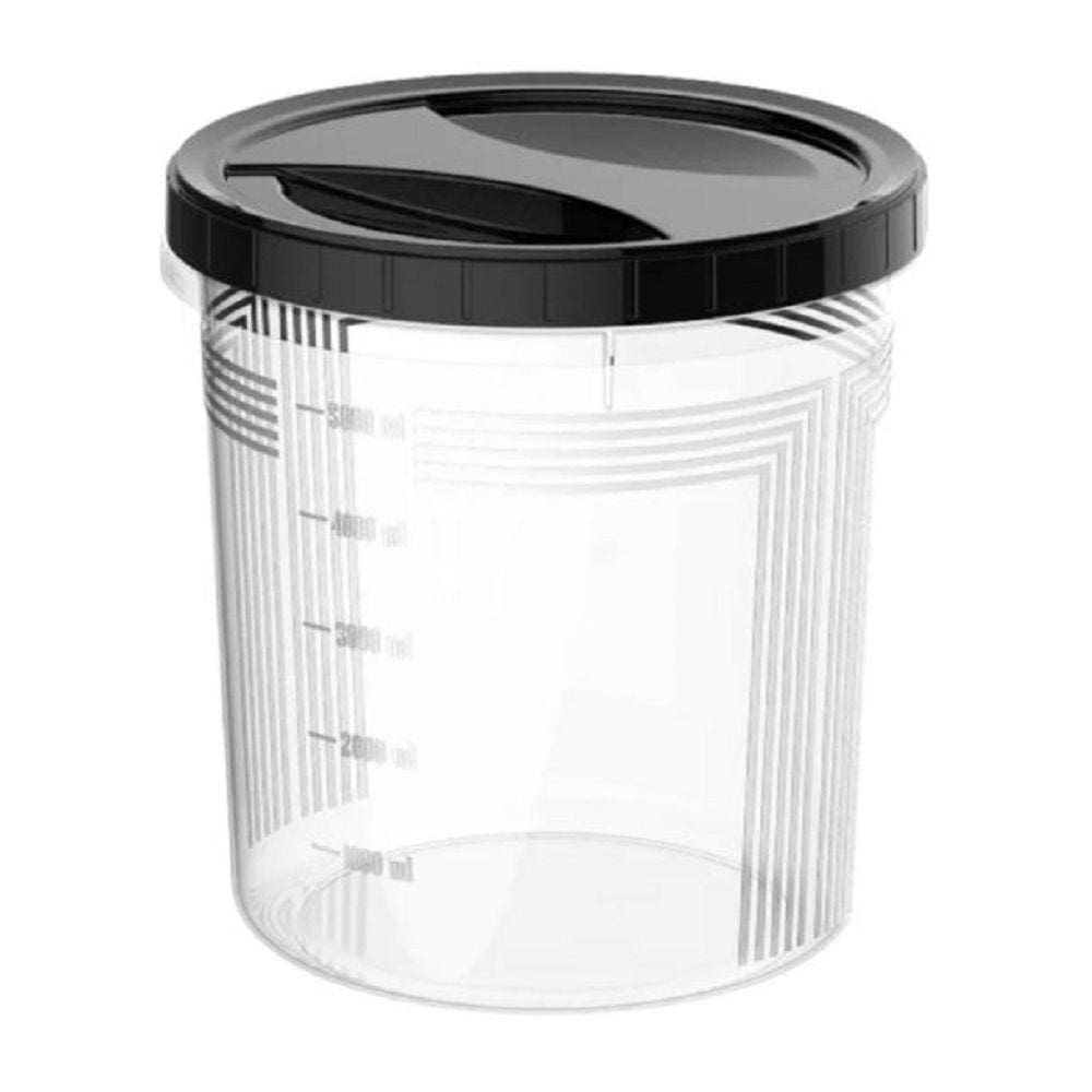 Pote Para Mantimentos Cozinha Trasparente Com Rosca 6L
