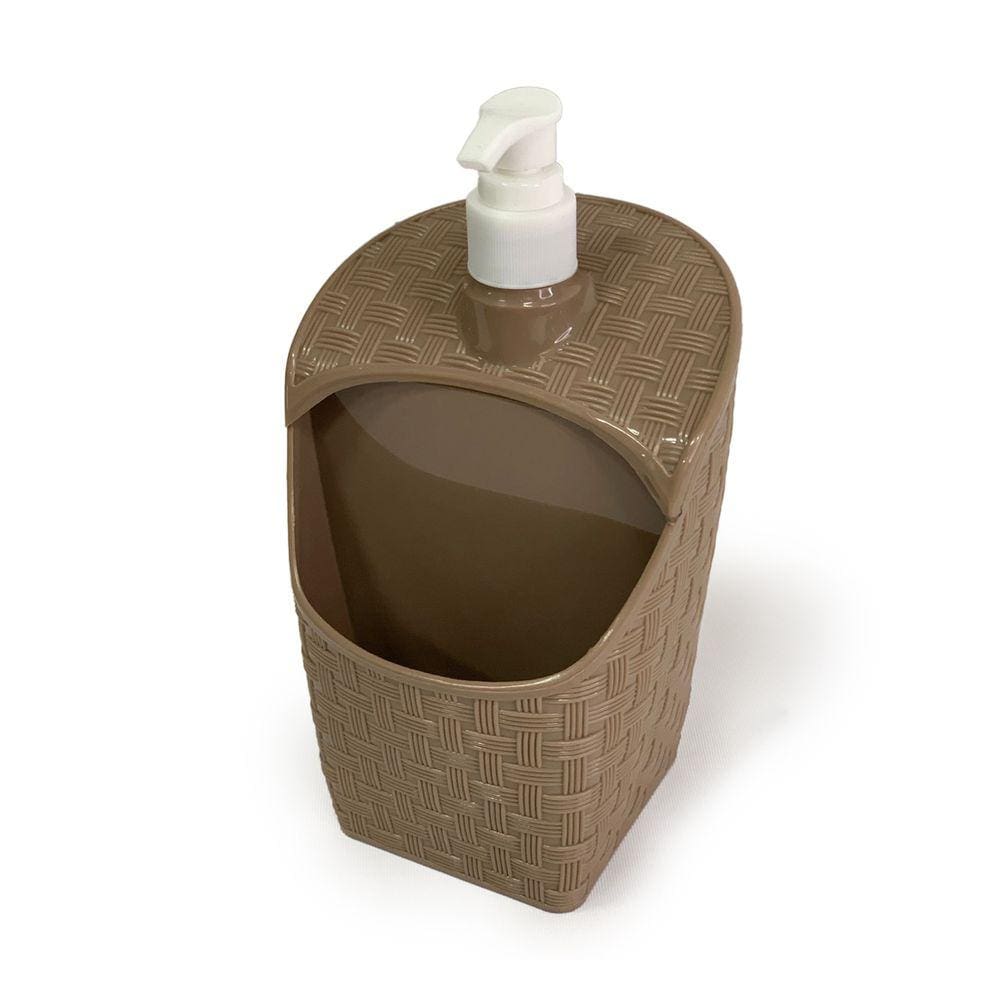 Porta detergente Dispenser Tendências estilo Rattan Bege