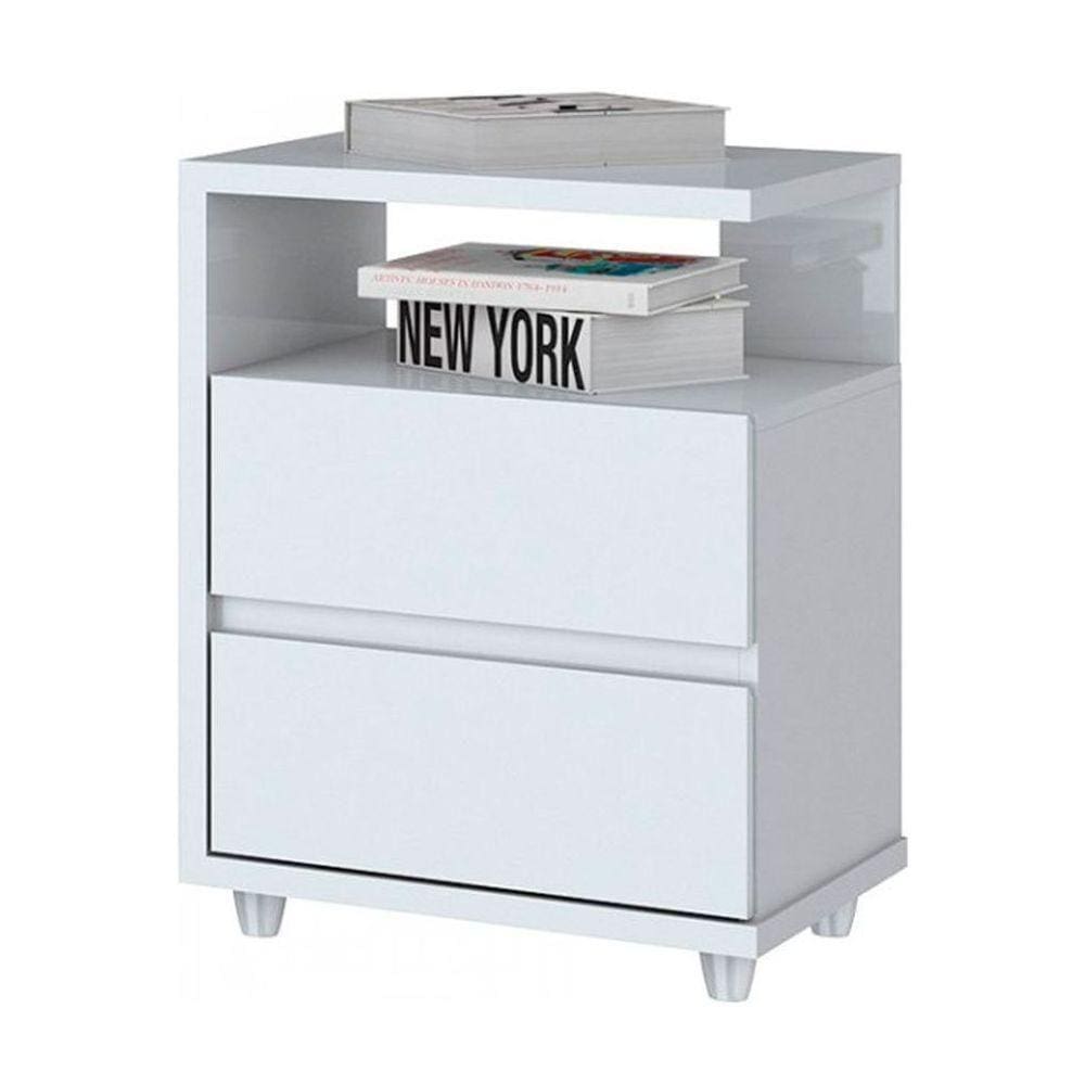 Mesa De Cabeceira Campeche Henn D07-10 Branco