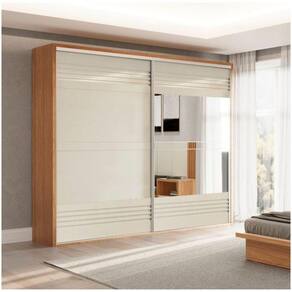 Guarda Roupa Casal Dalla Costa 2 Portas Freijo