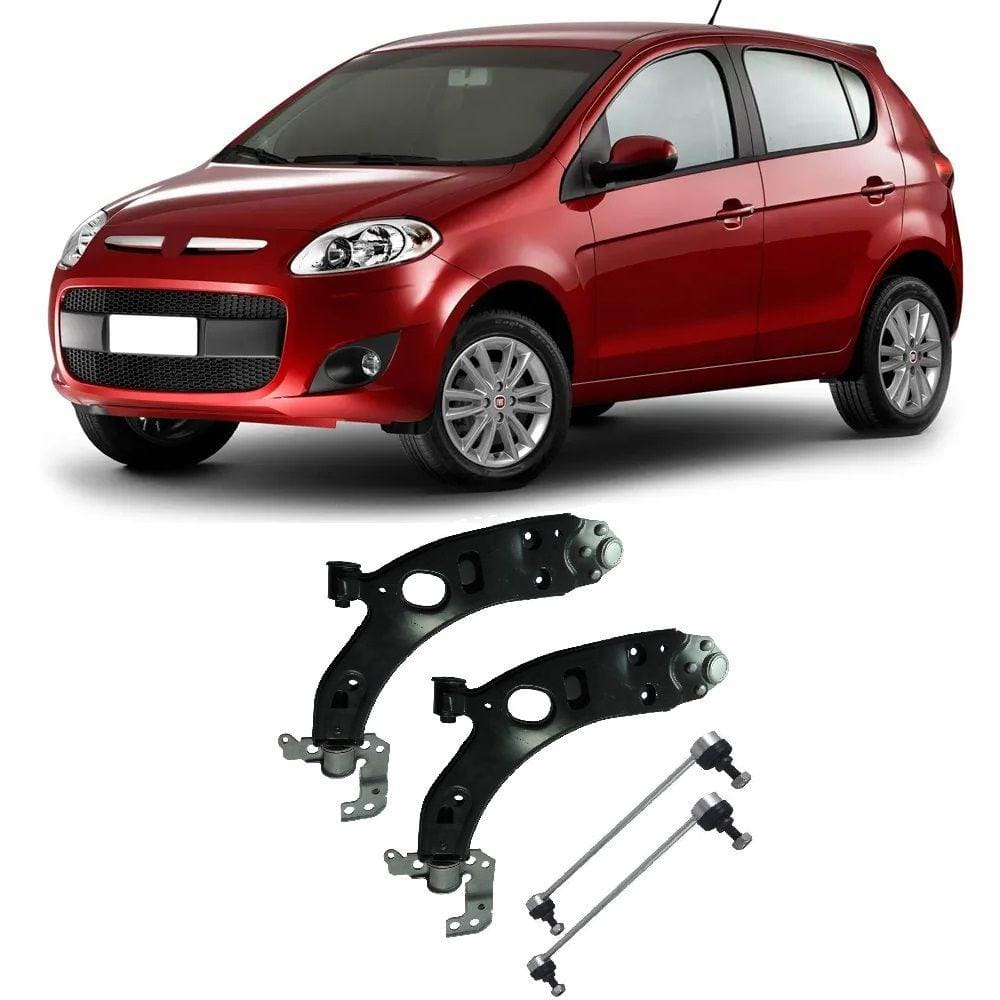 Bandeja + Bieleta Fiat Palio Dianteira 2012 Até 2020 O Par