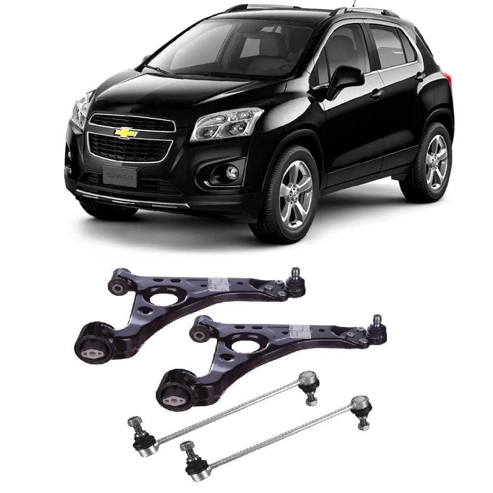 Bandeja + Bieleta Chevrolet Tracker Dianteira 2014 Até 2016 O Par