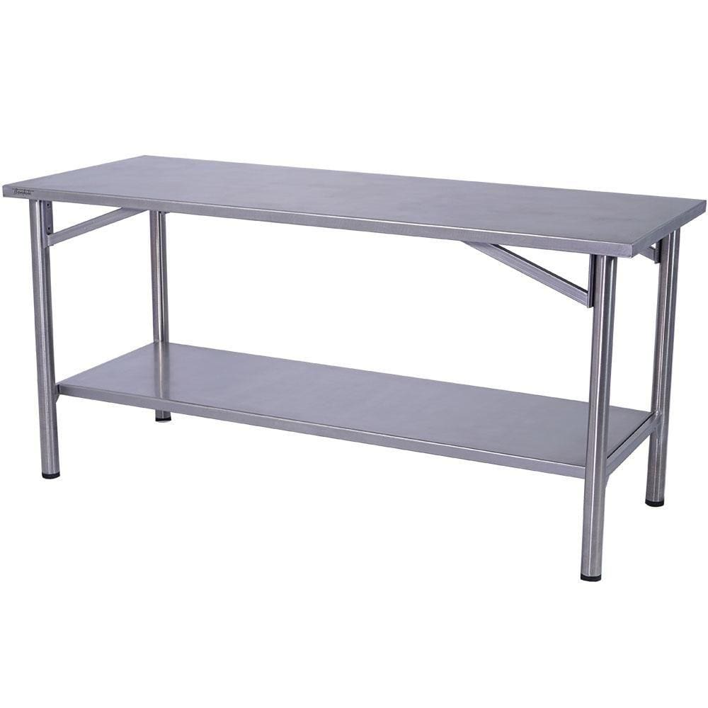 Mesa de Manipulação Inox 180X70CM Benfati TB 2” Paneleiro Liso