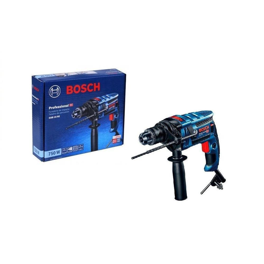 Furadeira Impacto Gsb 16Re 750W Bosch 127V