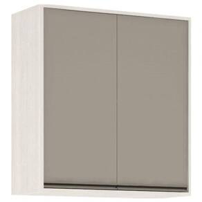 Armário De Cozinha Luciane 80 Cm 2 Portas Linea Patina/Mocca Laca