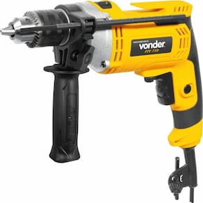Furadeira De Impacto 1/2" Kit C/ 9 Brocas 127v Fiv709 Vonder
