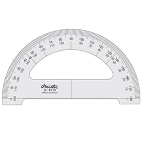 Transferidor Acrilico 180 3Mm  12Cm - 8112