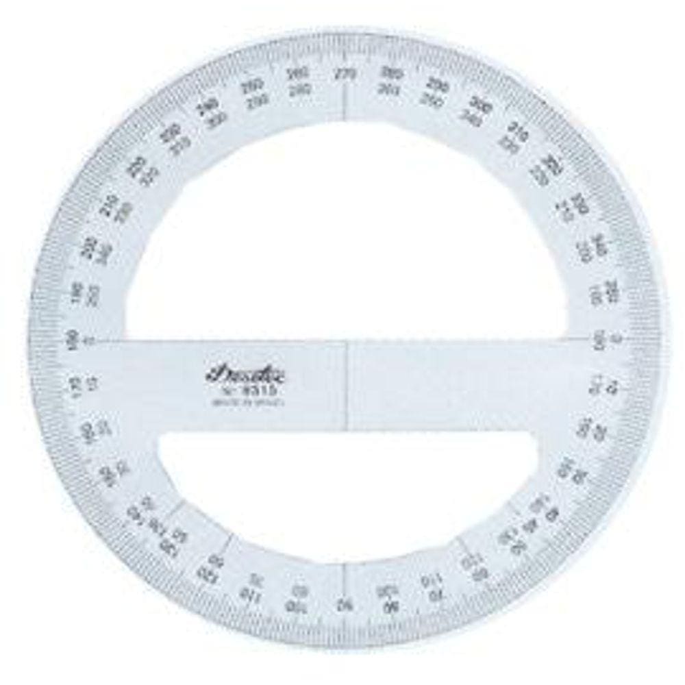 Transferidor Acrilico 360 3Mm 12Cm - 8312