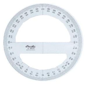 Transferidor Acrilico 360 3Mm 15Cm - 8315