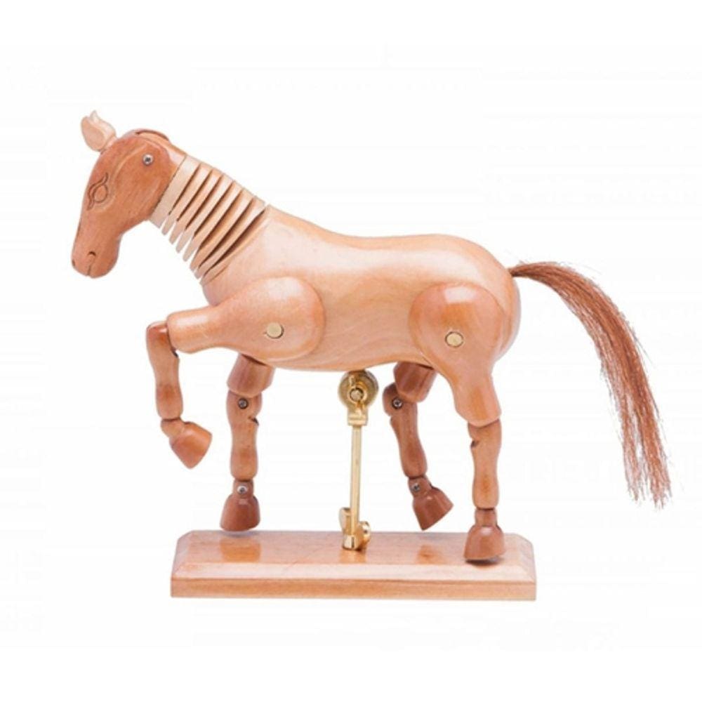Manequim Articulado Cavalo De Madeira - Sfm072