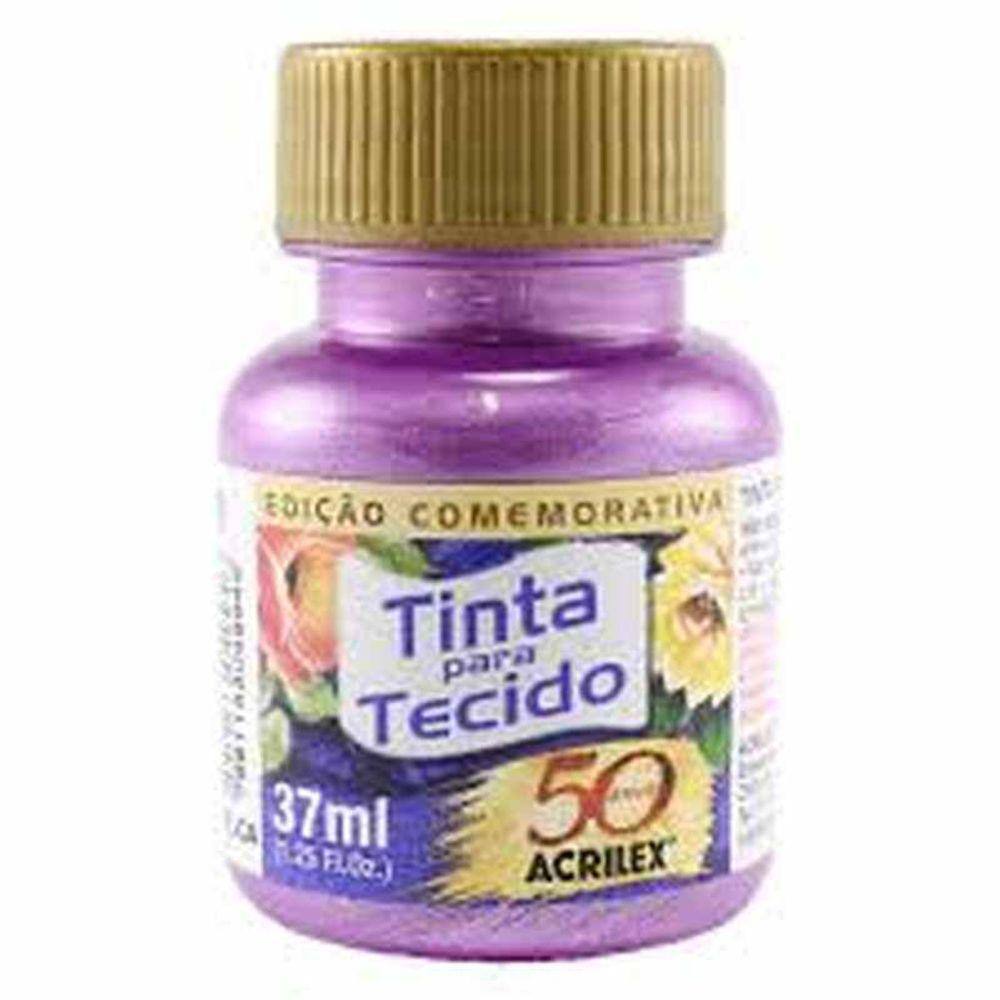 Tinta Para Tecido Metalica 37Ml Magenta - 43400549