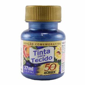 Tinta Para Tecido Metalica 37Ml Azul Mar - 43400535