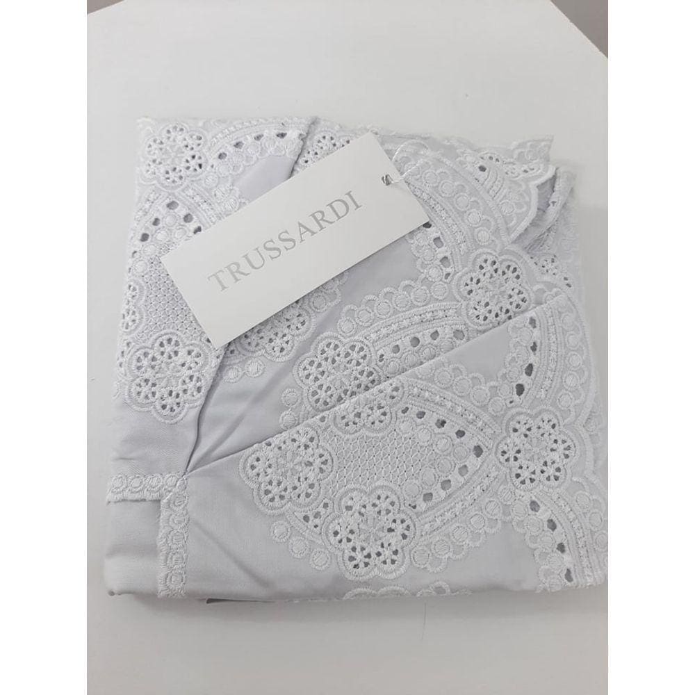 Capa para Almofada Venezia Branco Gelo 30 x 40 cm TRUSSARDI