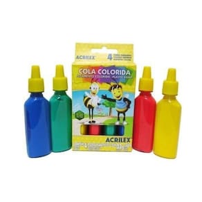 Cola Colorida Com 4 Cores - 026040000