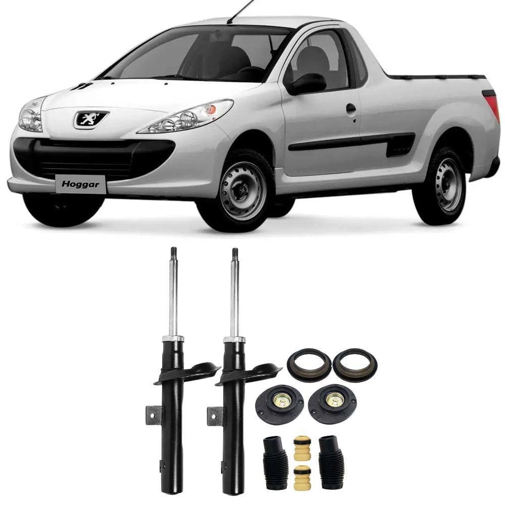 Amortecedor + Kit Batente Peugeot Hoggar Dianteiro 2010 Até 2016 O Par