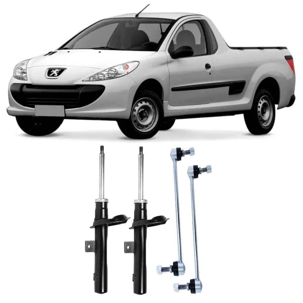 Amortecedor + Bieleta Peugeot Hoggar Dianteira 2010 Até 2016 O Par