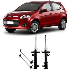 Amortecedor + Bieleta Fiat Palio Dianteira 2012 Até 2020 O Par