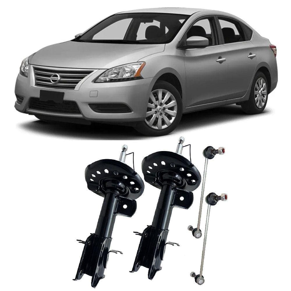 Amortecedor + Bieleta Nissan Sentra Dianteira 2014 Até 2020 O Par