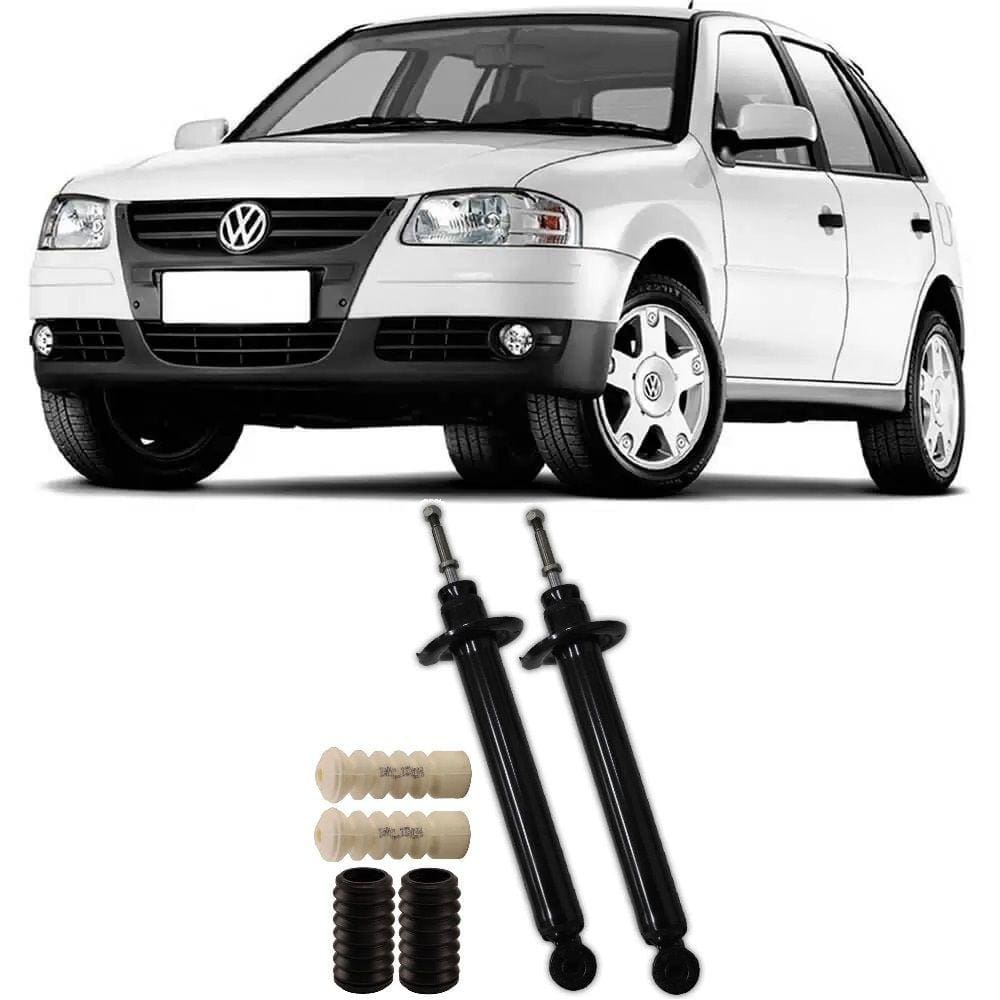 Amortecedor + Kit Batente Vw Gol G4 Traseiro 2005 Até 2011 O Par