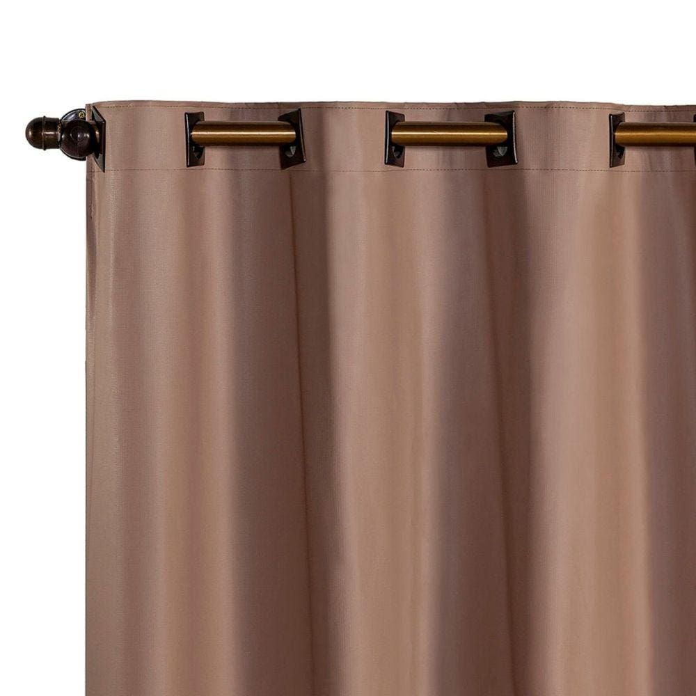Cortina 2,20m X 1,30m Sala Quarto Blackout 100% Corta Luz PVC - Avelã