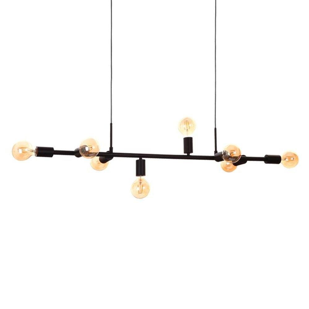 Lustre Pendente Quality Spine 1607 E27 Bivolt Preto