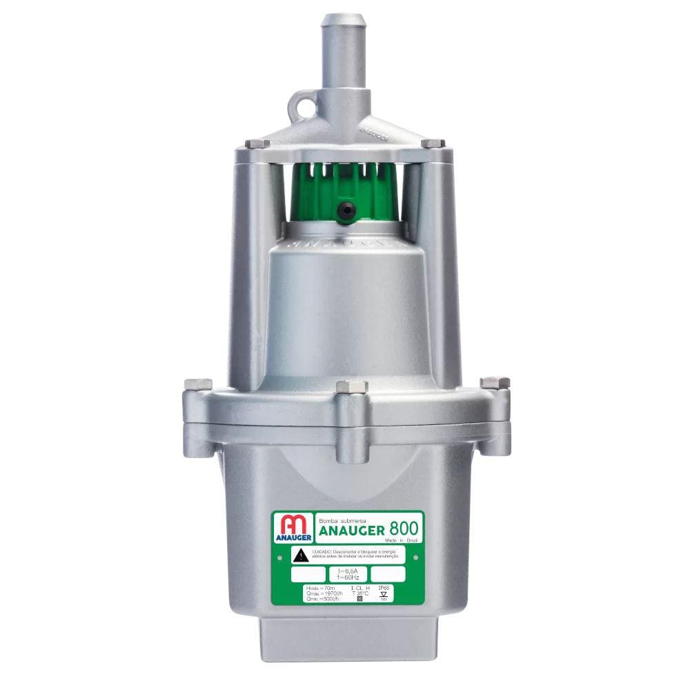 Bomba D`agua Submersa Vibratória para Poço 380w 5G 800-220v Anauger