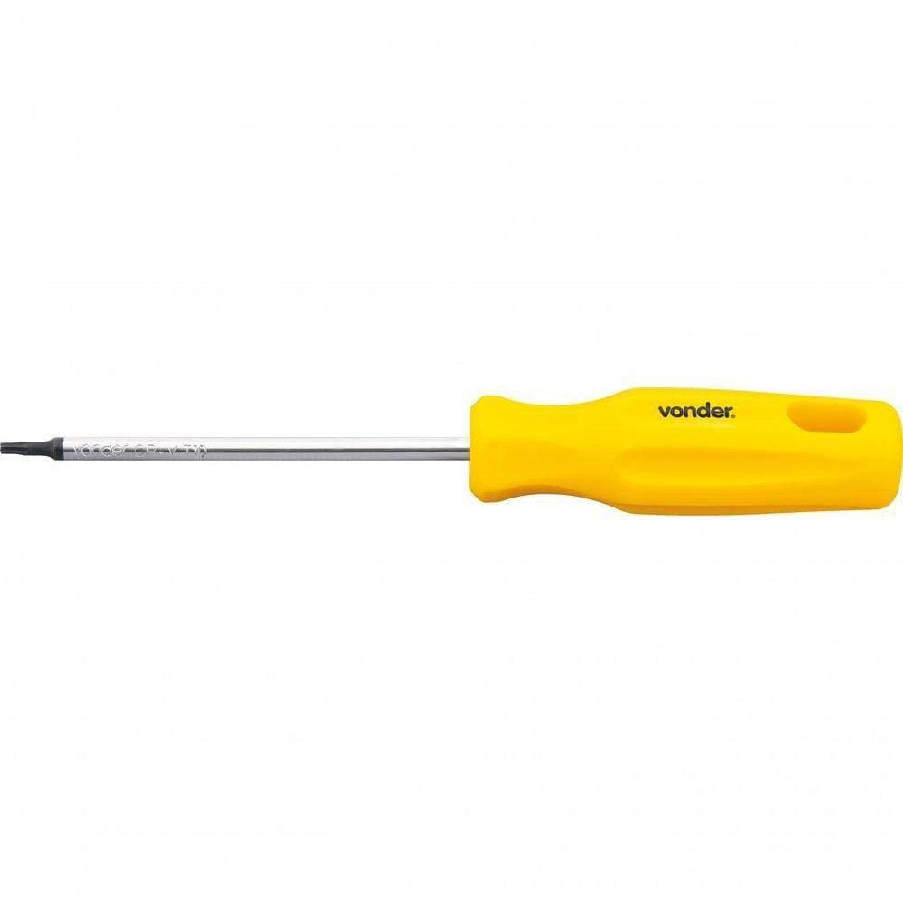 Chave Torx T-10 Com Cabo Reto Cromo Vanádio - Vonder