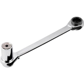 Chave Estrela 17x19mm Cromo Vanádio Cromada Com Soquete Univ