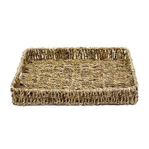 Bandeja De Palha Retangular 6x36x38 Cm