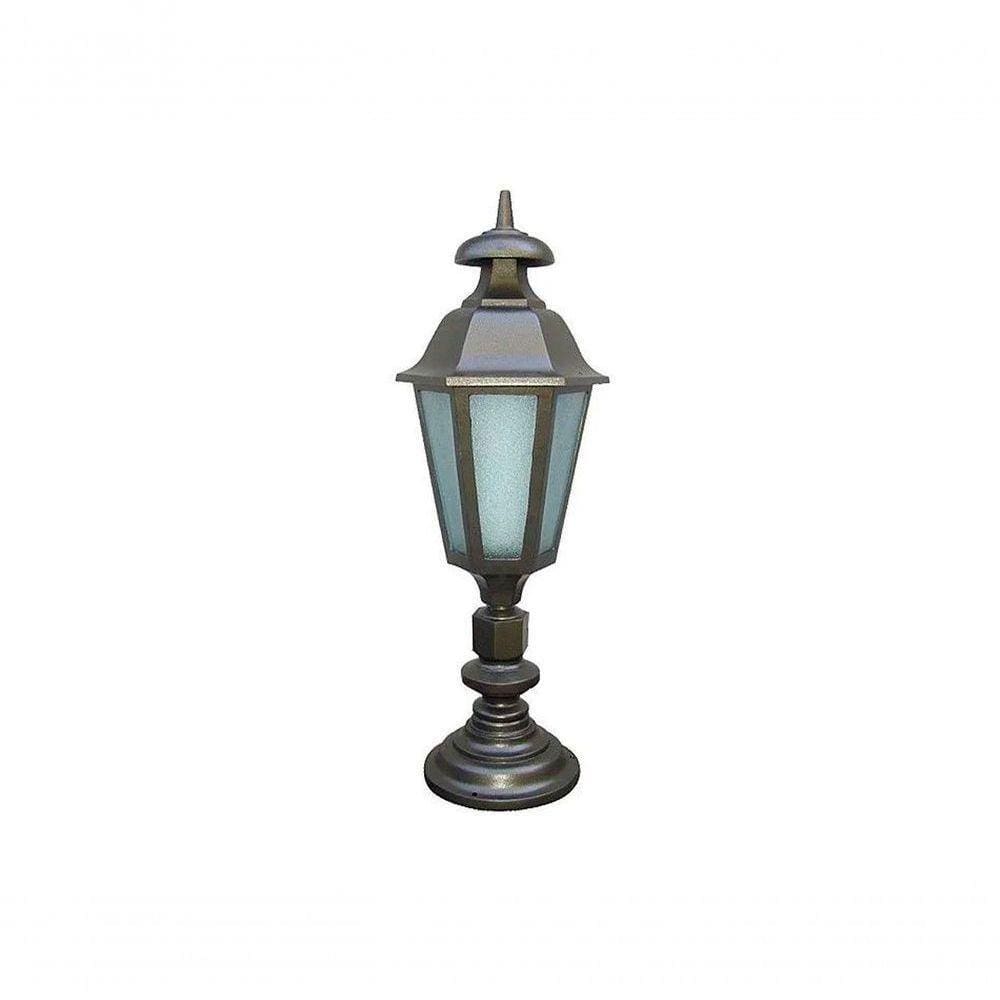 Poste Colonial Italiano Para Jardim Em Tubo De Alumínio 92Cm