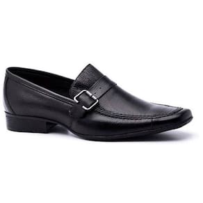 Sapato Masculino Social Preto Italiano Bico Alongado D`mazons